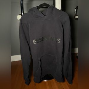 Black Essentials Hoodie